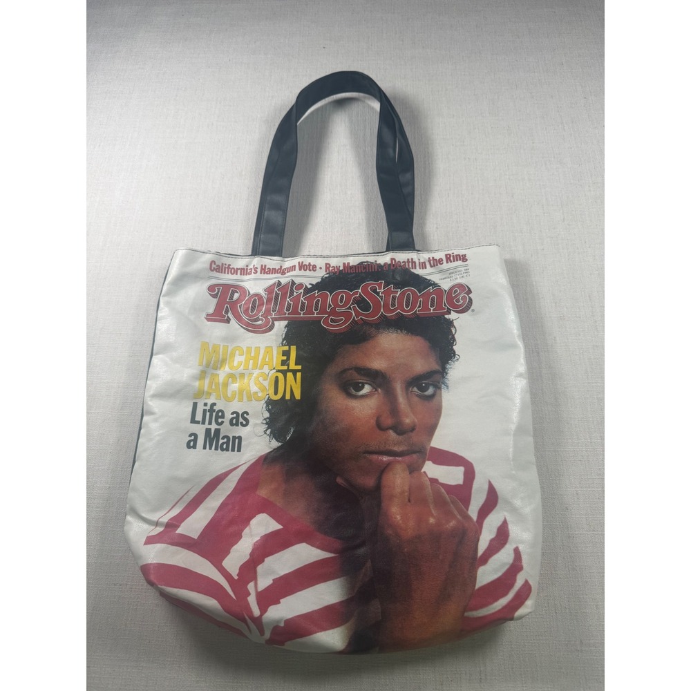 Rolling Stone Michael Jackson 1983 Cover Tote Bag Licensed Accessory Innovations